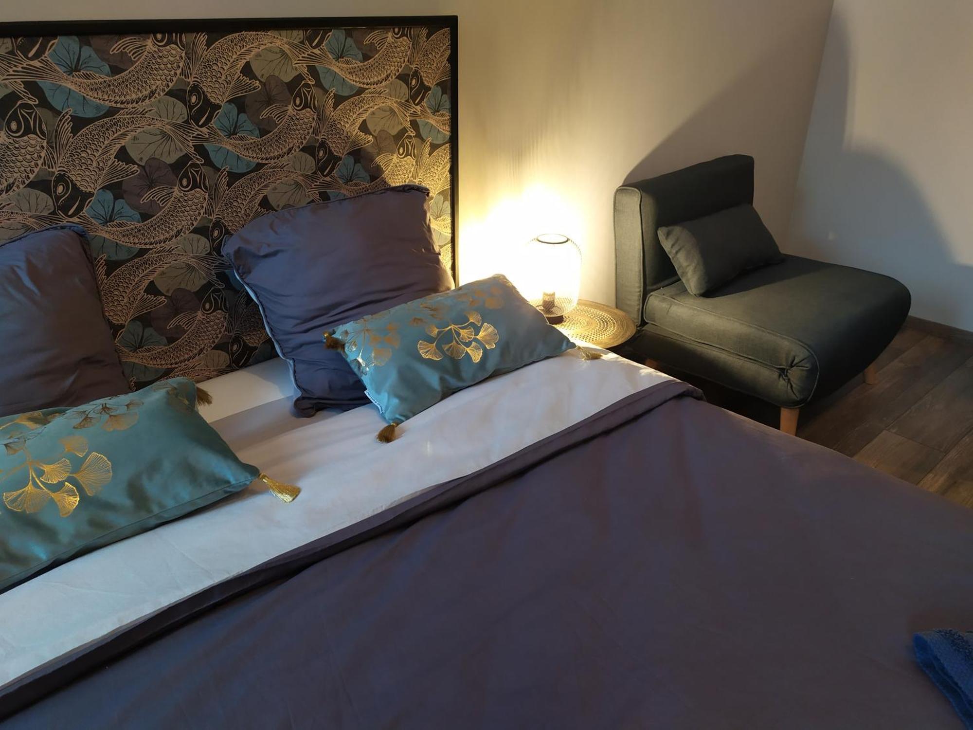 Chambres D'Hotes "Au Pied De La Bealiere" Montpezat-sous-Bauzon Phòng bức ảnh
